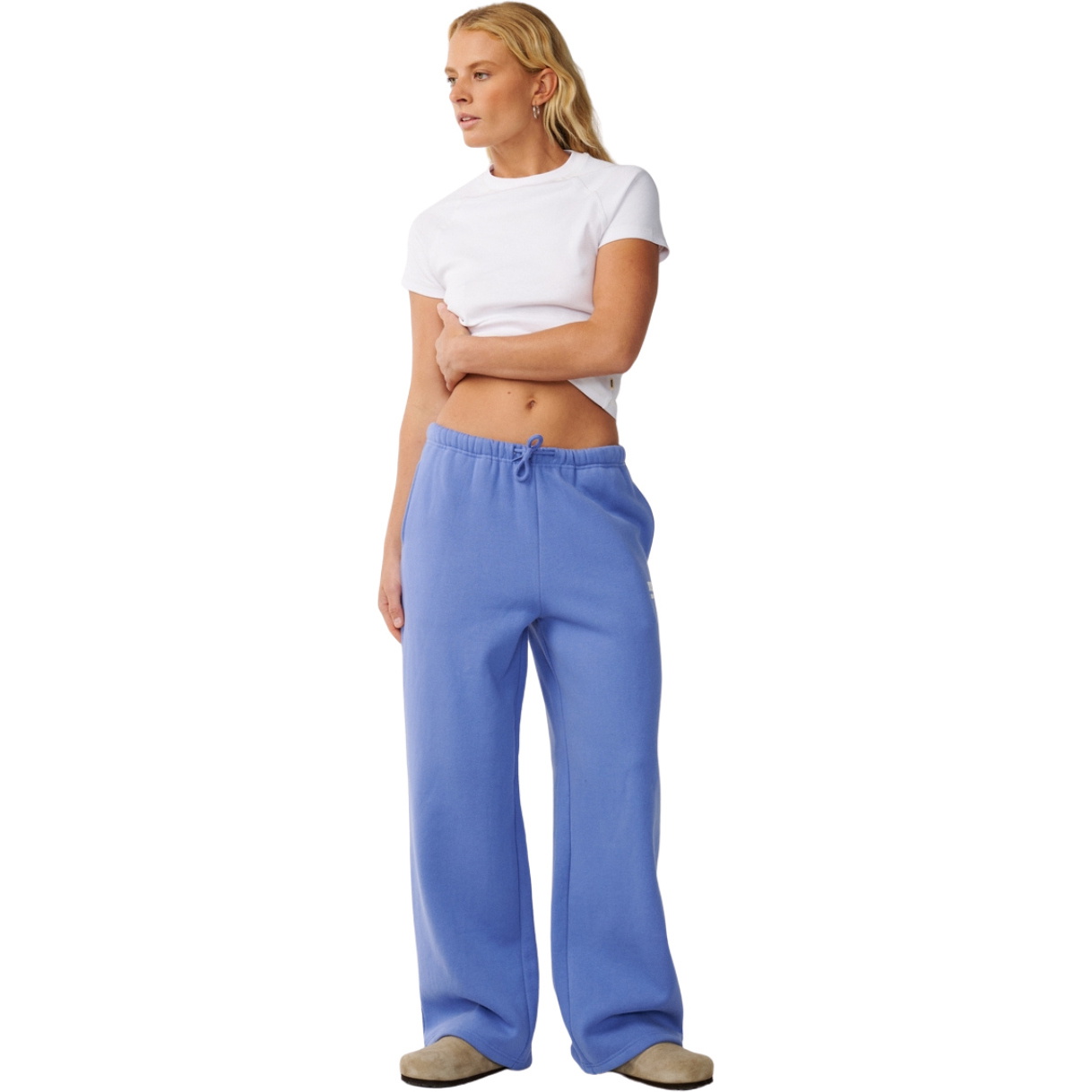 2026 Rip Curl Dames Surf Puff Wide Leg Trainingsbroek 06OWPA - Mid Blue